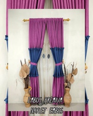 Korden Rumbai Rampel Premium Polos Emboss Korden Rumbai Rempel Premium Gorden Rample Model Baru Kord