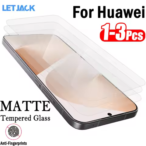 1-3Piece Anti-fingerprint Matte Tempered Glass for Huawei Pura 80 70 Screen Protector for Mate 60 70