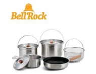 Bell 'Rock 複合金不鏽鋼戶外炊具組Combi  鍋具組 露營 野營 戶外  收納鍋具組  304  【露戰隊】