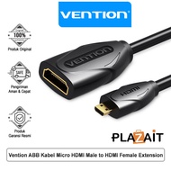 Vention ABB Micro HDMI Male to HDMI Female Extension Cable