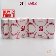 ลูกกอล์ฟ Bridgestone Golf - Lady Precept Pink ซื้อ 2 แถม 1 Price: 940 THB/dz  (Promotion : Buy2 Free