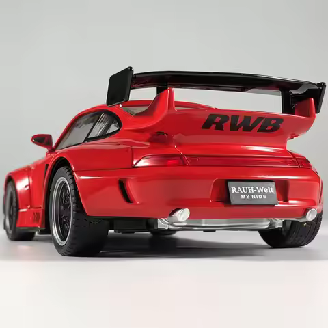 1:22 Porsche RWB 993 Targa 911 Supercar Alloy Metal Diecast Model Car High Simulation Miniature Indo