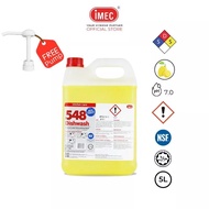 100-548-5 IMEC 548 Dishwash,Dishwashing Liquid,Halal,5L