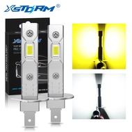 XSTORM 2PCS H1 LED Headlight Bulbs CANBUS Lights H3 LED Car LED Plug & Play 5000K white light/3500K 