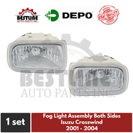 Bumper Light Bumper Lamp Fog Lamp Fog Light Foglamp Foglight Assembly Set (Pair) Both Sides (Passeng