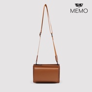 Memo Boxy Sling Bag For Men (Brown)