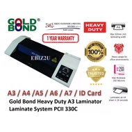 Gold Bond Heavy Duty A3 Laminate System PCII 330C  (Laminator Machine, laminate machine, laminate