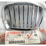 Striped Horn Cover FINO Genuine Yamaha Code 4D0-F831C-Q2-CR Chrome Color