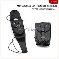 Motorcycle Leather Fuel Tank Bag Gas Tank Pad Cover fits For Harley Sportster Iron 883 1200 XL Unive