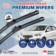 Mitsubishi Attrage | CAPS CLEARZ Premium Car Wipers - Front Windshield Wiper Set