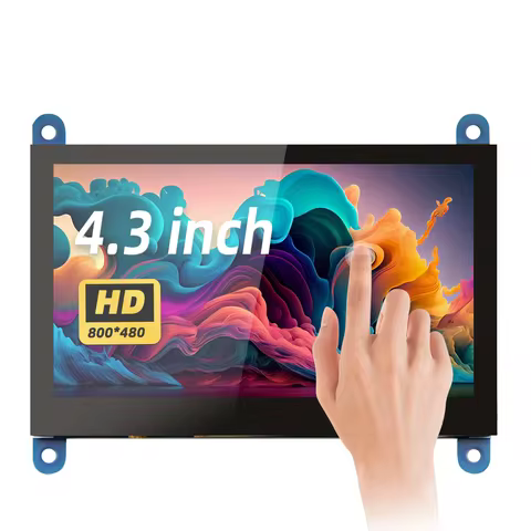 4.3inch HDMI LCD display 800×480 capacitive touch screen for Raspberry Pi 5 4B 3B 3B 2B B+ B 3A+ A+ 