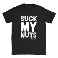 Abraham Suck My Nuts Mens T-Shirt Walking Dead Quote Abraham Gift Top