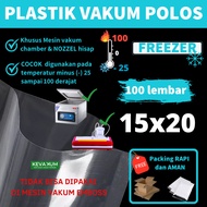 Plain vacuum plastic 15x20