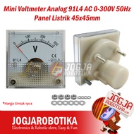 Mini Voltmeter Volt meter Analog 91L4 AC 100V 200V 300V 400V 500V 50Hz Electrical Panel 45x45mm