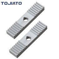 2-6pcs Reprap DIY GT2 Timing Belt Fixing Piece Aluminum Alloy Tooth Pitch 2mm Clamp Fixed Clip CNC 9