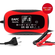 12V 8A Fully Automatic Battery Charger with Touch Screen Pulse Repair LCD Charging for Car Motorcycl