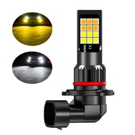 1Pcs Dual Colors H11 H8 9006 HB4 881 H27 High Quality 3030 LED Auto Fog Lamp Car Anti Fog Light Bulb
