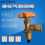15kg Liquefied Gas Cylinder Angle Valve 5kg Cylinder Valve Gas Tank Angle Valve New Type Automatic C
