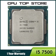 Used Intel Core i5 7500 3.4GHz Quad-Core Quad-Thread CPU Processor 6M 65W LGA 1151 gubeng