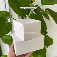 4x6x3 Inch Full White Cake Box