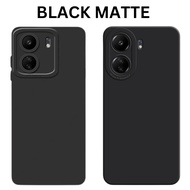HP Xiaomi poco C65 Case Softcase BLACK MATTE CAMERA PROTECTION Case Casing Xiaomihp poco C65 Phone C