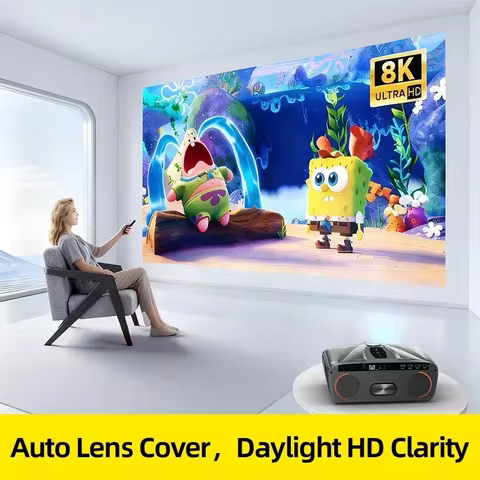 projector Portable 4K UHD HDR10 Home cinema Movie certified Gaming Outdoor MEMC Dust proof