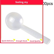 FEELING⭐100pcs 1g White Plastic Measuring Spoon Gram Scoop Food Baking Medicine Powder