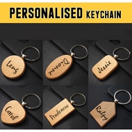 Personalised Wooden Keychain / Personalised Gift/ Xmas Gift/ Christmas Gift