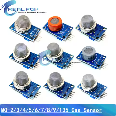 MQ-2 MQ-3 MQ-4 MQ-5 MQ-6 MQ-7 MQ-8 MQ-9 MQ-135 Detection Smoke methane liquefied Gas Sensor Module F