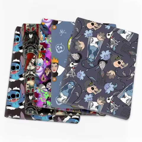 Disney Corpse Bride 50*145cm Polyester Cotton Fabric Sewing Quilting Needlework Material DIY Cloth D