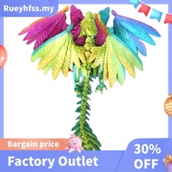 Excellent Dynamic 3D Printed Dragon Crystal Dragon  for Adults 3D Printed Articulated Dragon,Random 