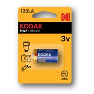 Genuine KODAK MAX 123LA CR123 Lithium Battery 3V
