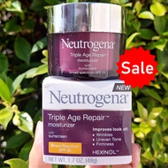 80% OFF ราคา Sale!!!! โปรดอ่านรายละเอียดสินค้า มอยเจอร์ไรเซอร์พร้อมครีมกันแดด Triple Age Repair™ Moi