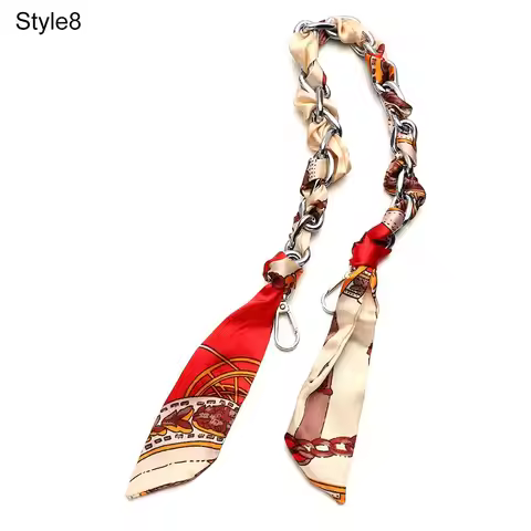 1Pcs DIY Handbag Accessory Purse Chain Hardware Bags Chains Bag Belt Silk Scarf Chain Bags Belt Stra
