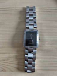 Movado Esquare 不銹鋼手錶 （已壞 曾溜電池水）