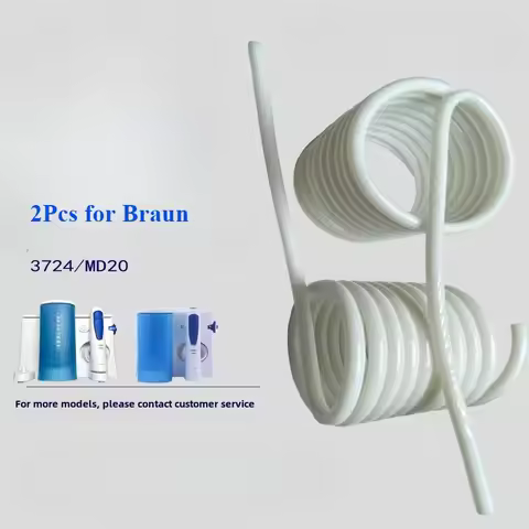 2Pcs for Braun 3724 MD20 Oral B water flosser scaler original material PE high pressure water hose