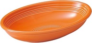 Koyo Pottery 12650071 Orbit Mandarin Orange 10.6 inches (27 cm) Baker, Dishwasher Safe, Made in Japa