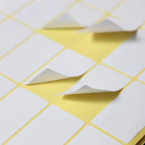 9*13mm White Blank Sticker Label Square Blank Sealing Sticker DIY Gift Package Paper Stickers