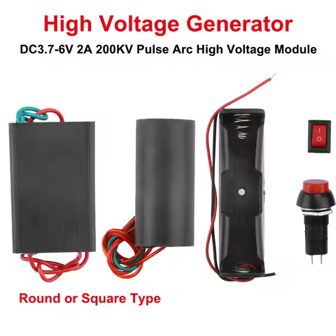 DC3.7 to 6V to 1000 kV High Voltage Generator Boost Step-up Power Module 3.6-4.8A Inverter Arc Pulse