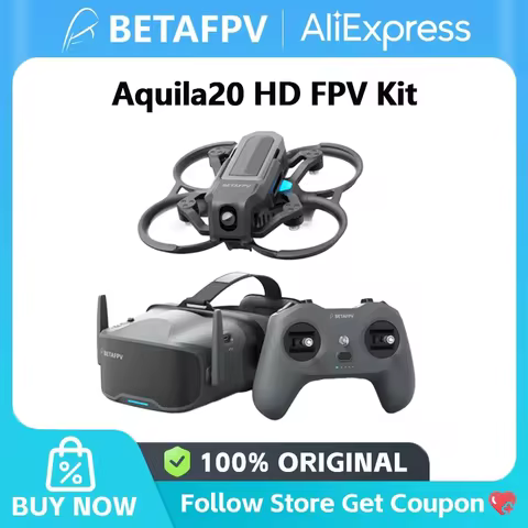 BETAFPV Aquila20 HD FPV Kit VR04 FPV Goggles ExpressLRS 2.4G LiteRadio 4 SE Radio Transmitter RC Ana