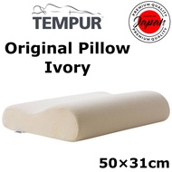 TEMPUR Original Pillow 50×31cm (S M size) Ivory [Japanese genuine product] Memory foam,Low resilience, firm, supine/sideways, good sleep, straight neck, stiff shoulders NASA technology 100% Authenticity Guaranteed direct from Japan