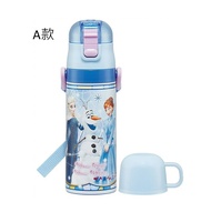 日本 Skater 廸士尼 魔雪奇緣 冰雪奇緣 Elsa Anna 小白 兒童 小童 幼童 女童 2-Way 2 way 不銹鋼 超輕量 保溫 水樽 保冷 水壺 連杯 直飲式 一觸式 透明 PET 吸