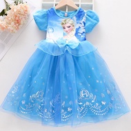 Kids Dresses for Girls Frozen Elsa Anna Princess Dress Party Birthday Costume Vestidos Little Childr