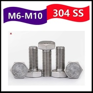 Fine Thread Hex Bolt M6*0.75*10mm M6*0.75*12mm M6*0.75*16mm M6*0.75*20mm M6*0.75*25mm M6*0.75*30mm 3