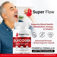 (3 Pack) Super Flow Glycogen Capsules - Official SuperFlow Advanced Glycogen Support Pills - Maximum