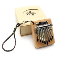 8 KEYS MINI KALIMBA KEYCHAIN WOOD