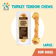 Afreschi Natural Turkey Tendon (L) 72g Dog Food Treat Single Ingredient High Protein