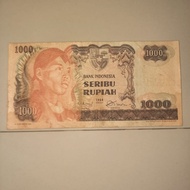 uang kuno 1.000 rupiah 1968 Jendral Soedirman