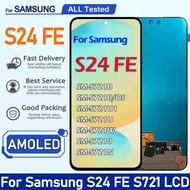 6.7 "AMOLEDใช้งานร่วมกับหน้าจอสําหรับSamsung Galaxy S24 FE SM-S721B S721 LCD Digitizer Full Assembly