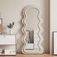Wall-Sticking Bedroom Red Full-Body Special-Shaped Mirror Sticky Mirror Own Household Audition Mirro